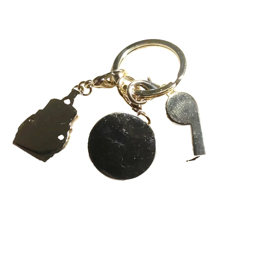 Fun Pink Railroad Keychain Whistle Clock Train